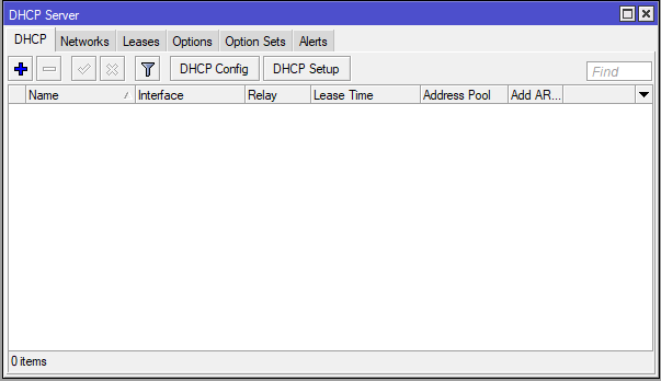 DHCP Server MikroTik